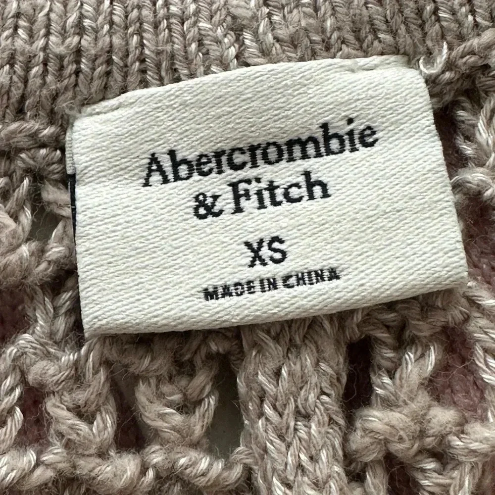 ABERCROMBIE & FITCH Crochet Knit Beachy Shorts Swim Cover Up‎ Neutral Summer XS